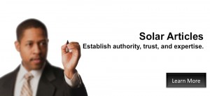 Solar Energy Writers - Solar Articles
