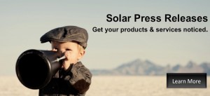 Solar Energy Writers - Solar Press Releases